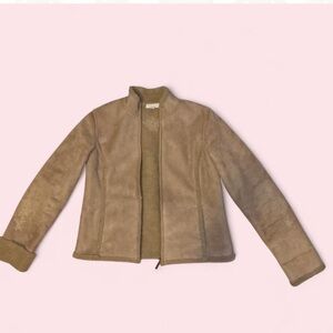 Charter Club Tan Teddy Jacket